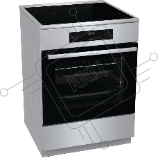 Плита электрическая Gorenje GEIT6C60XPG нержавеющая сталь, конфорок 4 шт, духовка 71 л, 60 см x 85 см x 60 см