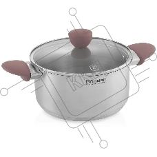 Кастрюля Rondell Bueno RDS-1588 (ST) стальной 1588 Кастрюля с/кр 24 см 4,8 л Bueno Rondell