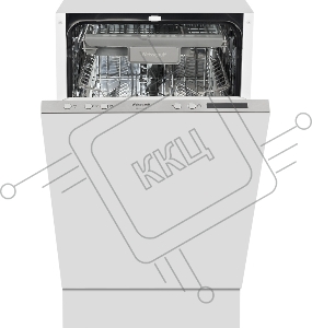 Встраиваемые посудомоечная машина Weissgauff BDW 4138 D шириной 45 см 10 комплектов, 8 программ:Авто, Интенсивная, Нормальная, Экономичная, Стекло, 1Час, Быстрая, Предварительная мойка, электронное управление, LED индикация и большой дисплей, Регулировка 