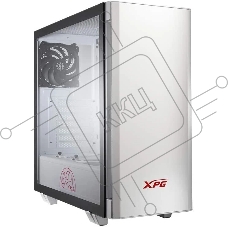 Компьютерный корпус XPG INVADER-WHITECOLOR BOXWORLDWIDE (ATX, подсветка ARGb, 2 вентилятора 120мм, стеклянная боковая панель,белый)