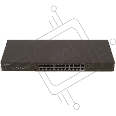 Коммутатор Tenda TEG1124P-24-250W, 24×1 Гбит/с PoE, неуправляемый
