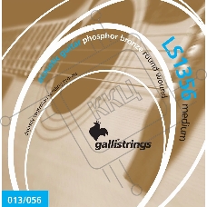 Комплект струн GALLI STRINGS [LS1356] для акустической гитары, размер 13-56