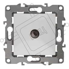 Розетка телевизионная TV одиночная, IP20, 12 ЭРА 12-3101-01 белый