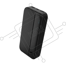 Портативный аккумулятор MORE CHOICE (4620202552914) PB25-20 20000mAh 2USB+Type-C+1micro USB 2.0A, черный