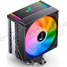 Кулер для процессора Jonsbo CR-1000 MAX V2 ARGB Black, 120 мм, алюминий/медь, 800-1800 об/мин, 17.4-33.2 дБ, 4-pin PWM, 230 Вт, высота 157 мм, ARGB