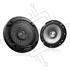Колонки автомобильные Kenwood KFC-S1656 330Вт 87дБ 4Ом 16см (6.5дюйм) (ком.:2кол.) коаксиальные двухполосные