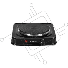 Плита настольная электрическая BLACKTON Bt HP117CI чёрный, 1 кВт, ТЭН, конфорки - 1, эмаль, поворотные переключатели