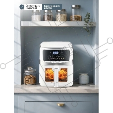 Аэрогриль ELTRONIC (777-17) 6 литров/ 1600w (белый)