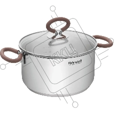 Кастрюля Rondell Etery RDS-1599 3.1л. d=20см (с крышкой) сталь