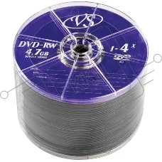 Диск DVD-RW VS (PERFEO) 4.7 Gb, 4x, Bulk (50), (50/600).