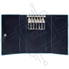 Ключница Piquadro Blue Square PC1396B2/BLU2 темно-синий натур.кожа