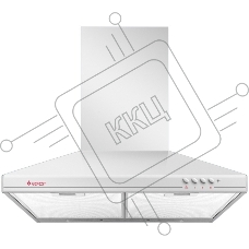 Вытяжка каминная Gefest ВО 11 К45 белый, 50 см, 300 куб. м/ч, 75 дБ