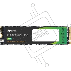 Накопитель SSD Apacer AS2280P4, 512Gb, M.2 2280, PCIe 3.0 x4, NVMe, R/W 2100/1500