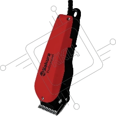 Машинка для стрижки Sakura SA-5112R Professinal 2гребня сетев