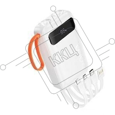 Портативный аккумулятор HOCO (6942007653367) J151 10000mAh 1USB+1Type-C 2.0A, белый