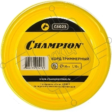 Леска для садовых триммеров Champion C5023 d=1.6мм L=15м