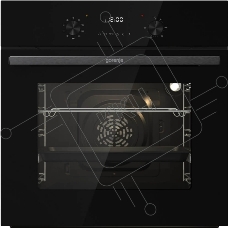 Духовой шкаф Gorenje, 73 л, сенсорное управление/утапливаемые переключатели, динамическая система охлаждения, телескопические направляющие (на 1 уровень), черный