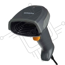 Сканер штрих-кода Mindeo M2-HD ручной, 2D имидж, серый USB 
