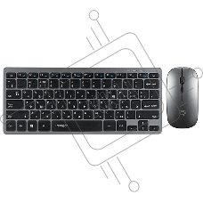 Набор Qumo Paragon K15/M21, беспроводной 2.4G, клавиатура + мышь, 400 mA
