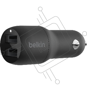 Автомобильное зар./устр. Belkin CCB001btBK 1.2A+1.2A (PD) 2xUSB универсальное черный