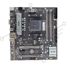 Материнская плата AFOX B550D4-MA5-V2, AM4, AMD B550, 4xDDR4, 4xSATA, 1xM.2, 1xPCIe 4.0 x16, 1xPCIe 4.0 x4, 1xPCIe x1, 1xHDMI, 1xD-Sub, 1xDVI, 1x 1Gb LAN, 4xUSB-A 3.0, 2xUSB 2.0, 3x3.5 мм, 5.1, mATX