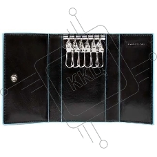 Ключница Piquadro Blue Square PC1396B2/N черный натур.кожа