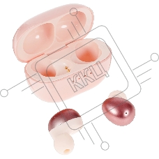 Наушники TWS Soundmax SM-TWS2107B розовый, внутриканальные, Bluetooth 5.0, сенсорное управление, до 4 ч