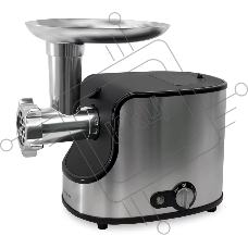 Мясорубка электрическая Samtron MG-105 серебристый , 1600 Вт, 1.6 кг/мин, реверс, защита от перегрузки, насадки - 8