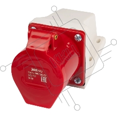 Розетка стационарная для наружной установки PPC 124 3Р+РЕ 32А 380В IP44 Jazzway