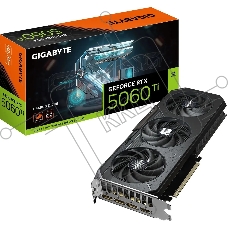 Видеокарта Gigabyte PCI-E 5.0 GV-N506TGAMING OC-8GD 1.0 NVIDIA GeForce RTX 5060TI 8Gb 128bit GDDR7 2647/28000 HDMIx1 DPx3 HDCP Ret