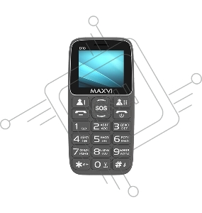Мобильный телефон Maxvi B110 grey