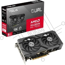 Видеокарта Asus AMD Radeon RX 7600 8Gb PCI-E DUAL-RX7600-O8G-EVO 128bit GDDR6 2280/18000 HDMIx1 DPx3 HDCP Ret