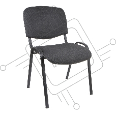 Стул  OLSS ИЗО В-40 ткань темно-серый черная порошковая краска
