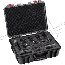 Набор микрофонов для ударной установки sE Electronics V PACK ARENA 1 х микрофон V KICK, 3 х микрофона V BEAT, 3 х крепления V CLAMP, 1 х микрофон V7 X, 2 х конденсаторных микрофона sE8, пластиковый кейс