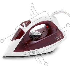 Утюг Maxwell MW-3006, 2400Вт, белый/бордовый