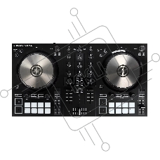 Контроллер DJ [25421] Native Instruments [Traktor Kontrol S2 MK3] 2-х канальный, для Traktor Pro/DJ, 16 RGB пэдов, аудио интерфейс 24бит/96кГц, 2-х канальный микшер, микрофонный вход, 2 стерео выхода (линейный и 3.5 мм TRS), выход на наушники