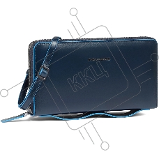 Клатч Piquadro Blue Square AC6732B2R/BLU2 синий натур.кожа