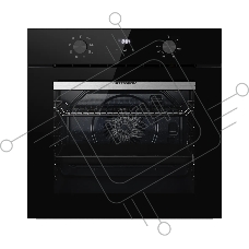 Духовой шкаф Kuppersberg HO 608 X Line, High-Tech, 78 л, цвет черный, цвет фурнитуры нержавеющая сталь, поворотное управление, дисплей, таймер, 8 режимов, макс. температура 310 градусов, телескопические направляющие (на 1 уровень)