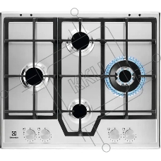 Газовая варочная поверхность Electrolux KGS64562SX независимая, нержавеющая сталь