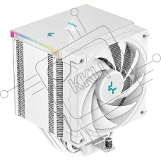 Кулер для процессора DEEPCOOL AK500 DIGITAL PRO WH белый 120 мм, алюминий/медь, 1750 об/мин, 25 дБ, 4 pin, 162 мм