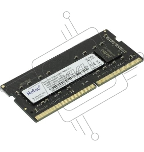 Память Netac 8GB DDR4 2666MHz SO-DIMM CL19 1.2V/NTBSD4N26SP-08 PC4-21300 CL19 SO-DIMM 260-pin single rank Ret
