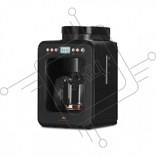 Кофеварка капельная BQ CM7001 Black-Rose Gold со встроенной кофемолкой, исп. кофе - молотый/зерновой, 0.6 л, 600 Вт.