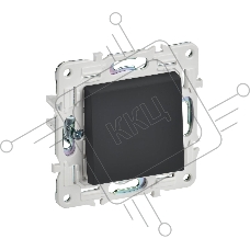 Выключатель 1-кл. IEK SKANDY SK-V01G 10А графит SK-V10-0-10-K53