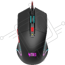 Мышь проводная Acer Nitro OMW301 черный, 7200 dpi, USB, кнопки - 6