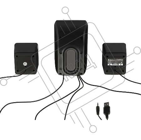 Колонки Oklick OK-420 2.1 черный 11Вт