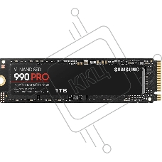 SSD накопитель Samsung 990 Pro MZ-V9P1T0B/AM 1ТБ, M.2 2280, PCIe 4.0 x4, NVMe, M.2