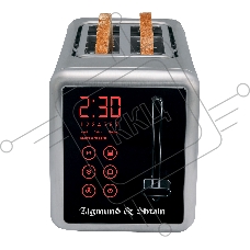Тостер Zigmund & Shtain ST-100 нержавеющая сталь, 1000 Вт, 2 слота