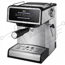 Кофеварка эспрессо BQ CM2000 Steel-Black, исп. кофе - молотый, 1.6 л, 850 Вт, 15 Бар.