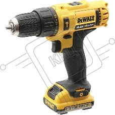 Дрель аккумуляторная ударная DEWALT DCD716D2-KS  10.8В. 2 скорости.БЗП. LED. 2 XR Li-Ion 2.0 Ач