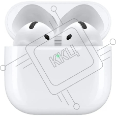 Гарнитура вкладыши Apple A3050 A3053 A3058 AirPods 4 белый беспроводные bluetooth в ушной раковине